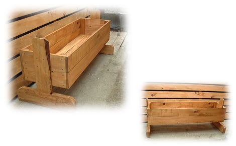 木製手作りプランター♪ 木製手作りプランター♪