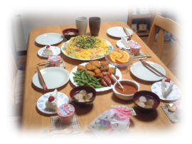 お料理頑張ったよ！