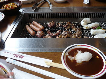 ジュージュー焼き中!