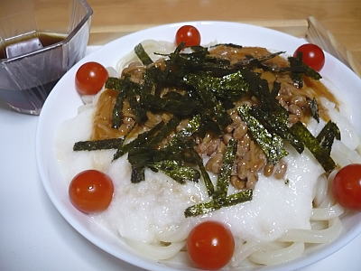ねばねばうどん♪