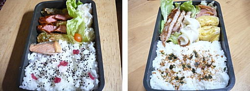お弁当作りに毎朝大変( ; ﾟДﾟ)