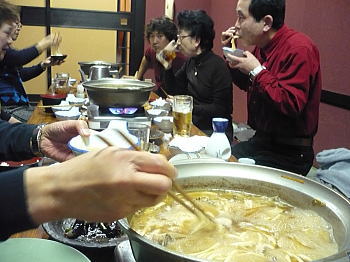 醤油・味噌・塩 3種類のお鍋。 醤油・味噌・塩 3種類のお鍋。