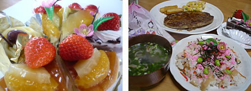 お家で雛パーティー♪ お家で雛パーティー♪