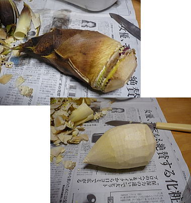 皮むき、メドクサイ・・・