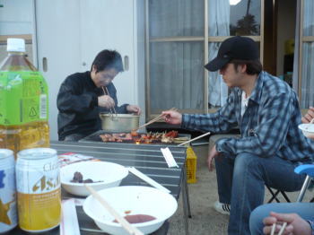 ichimonjiさん家でBBQ♪