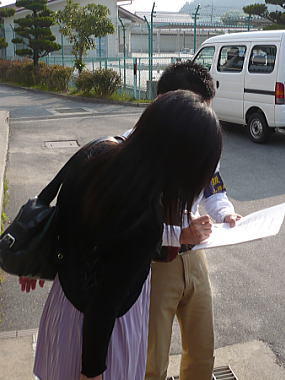 アンケート中のAkoちゃん＾＾