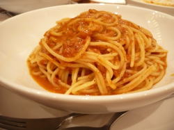 渡り蟹のトマトパスタ♪