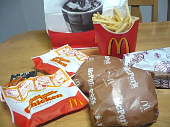 今夜のメニューはハンバーガー？