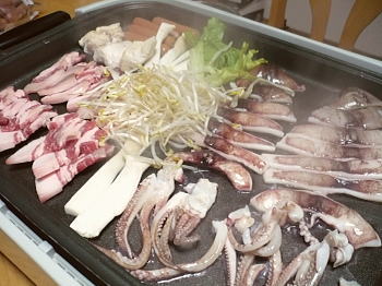鉄板焼きで暖まろ~