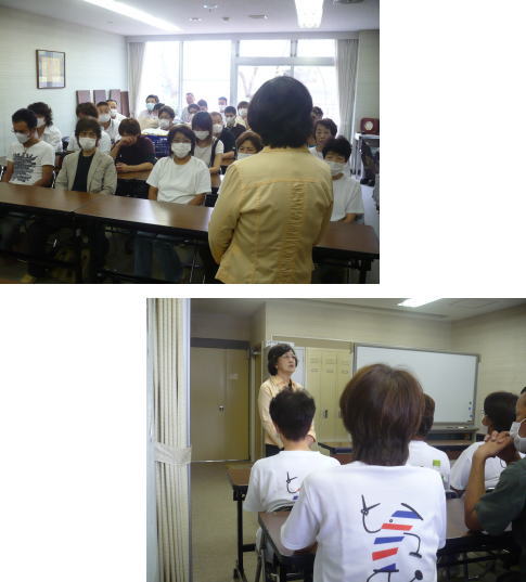 施設長の先生からのご挨拶。 施設長の先生からのご挨拶。