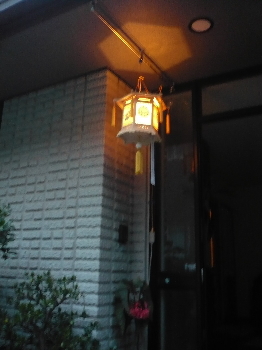 提燈も点けて・・・
