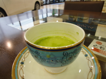 ホット・抹茶オーレ♪